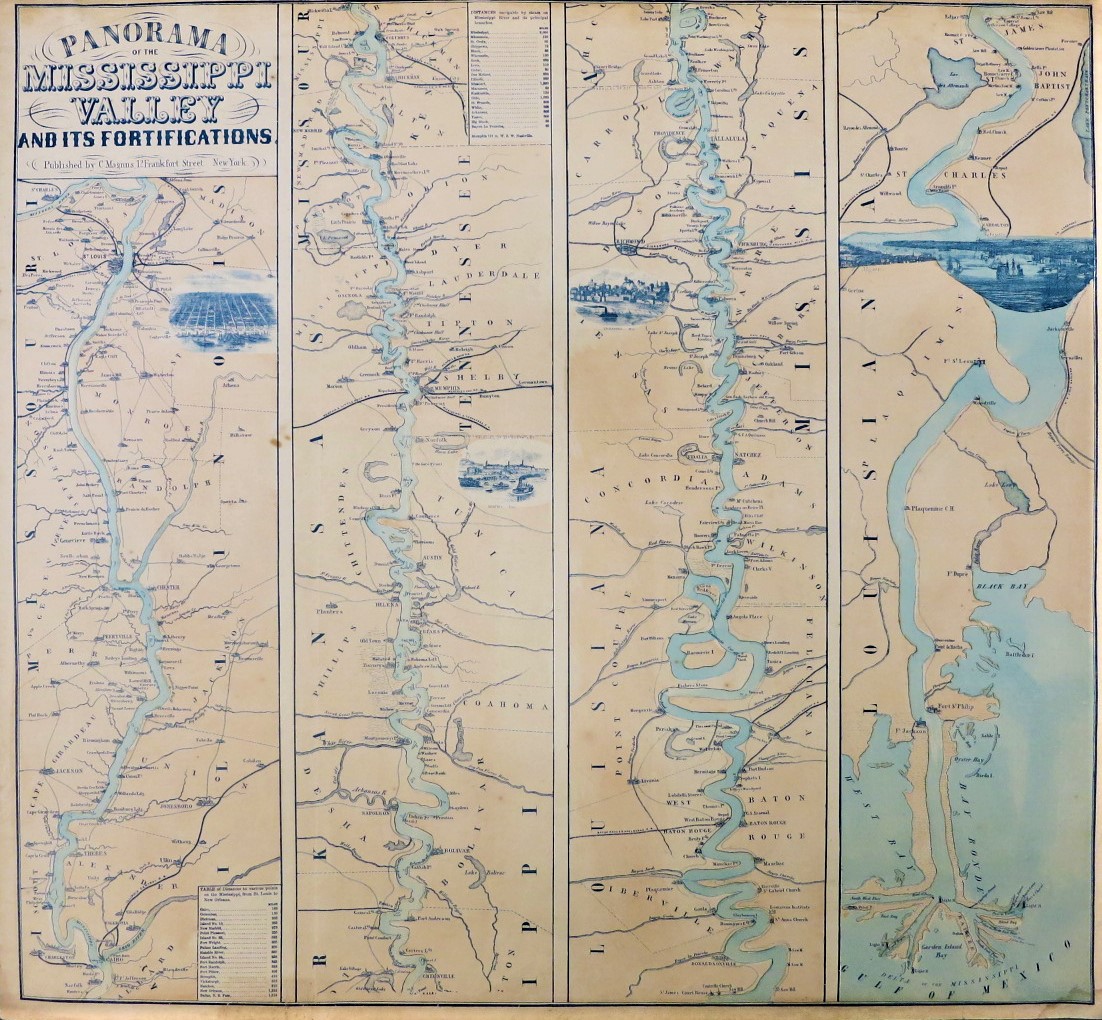 Panorama of the Mississippi Valley and Its Fortifications
