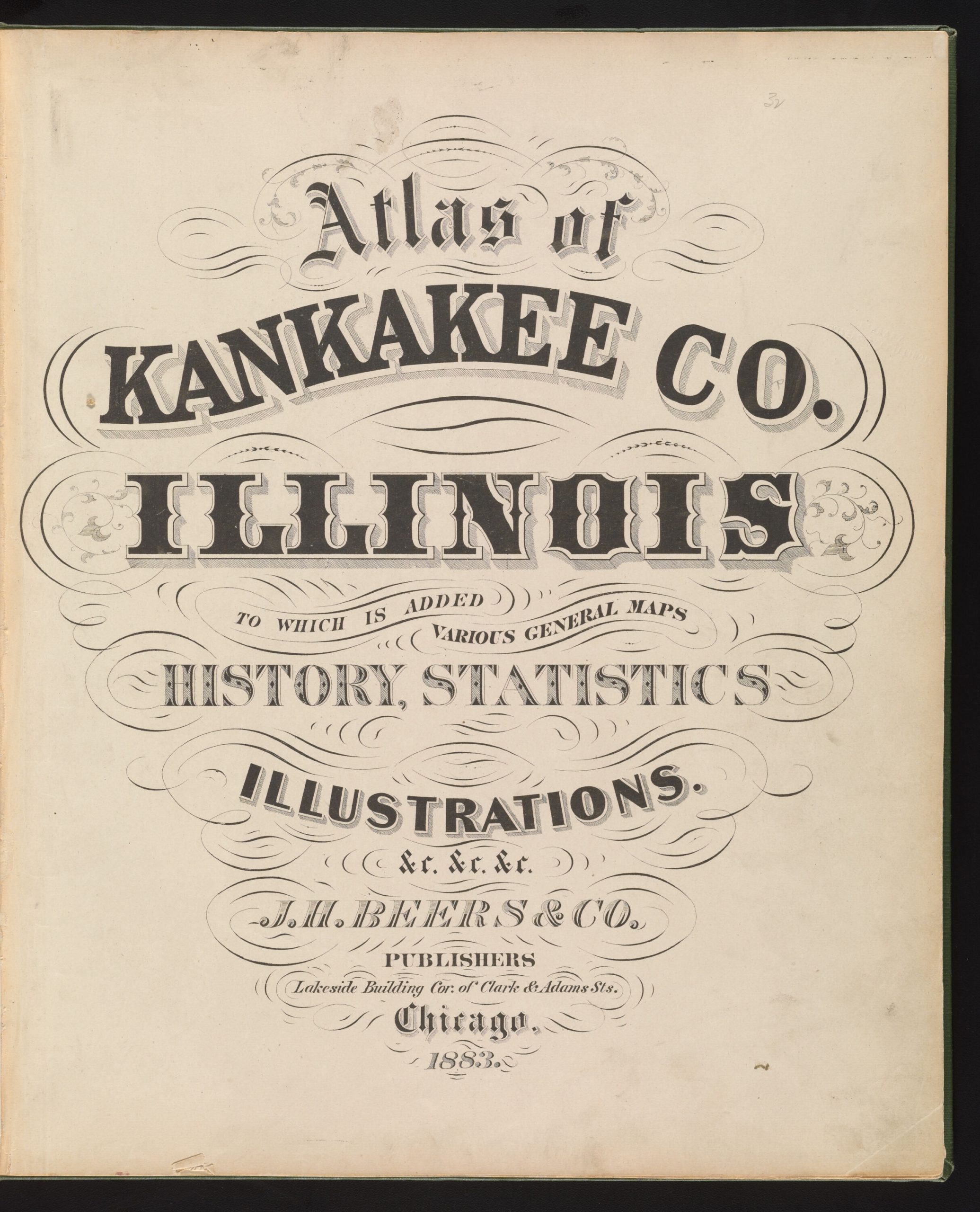 Kankakee 1883 Title page