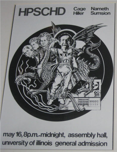 HPSCHD Poster, 1969