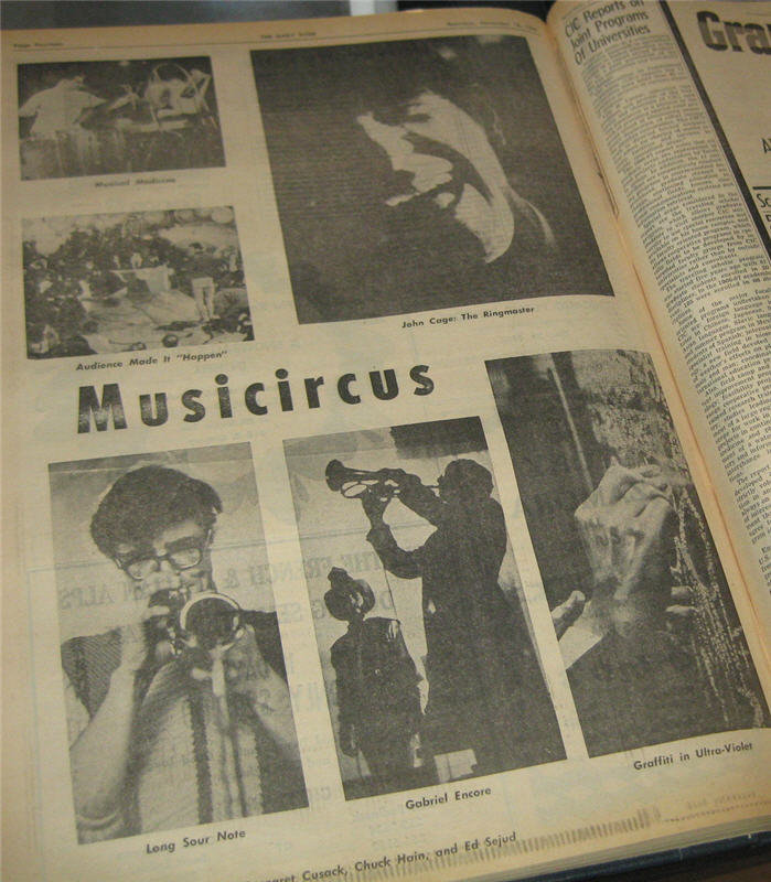 Musicircus Photo Spread, November 18, 1967