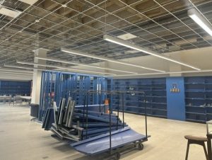 MPAL lights and ceiling work