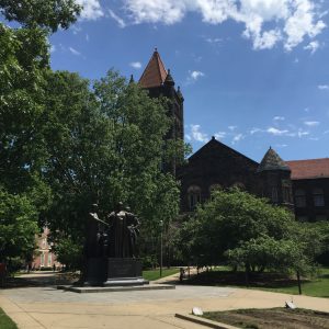 Alma Mater and Altgeld Hall Circa 2015, Courtesy of Becky Burner
