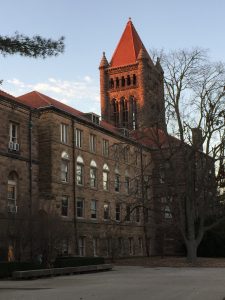 Altgeld Hall East View Circa Winter 2016, Image 3, Courtesy of Becky Burner