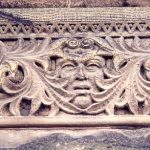 Detail of Front Entrance, Female Face