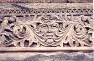 Detail of Front Entrance, Female Face