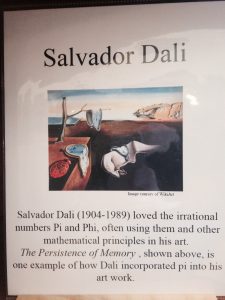 Pi Day Exhibit, Salvador Dali
