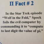 Pi Day Exhibit, Fun Fact 2