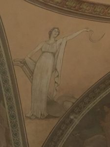 Rotunda Detail, Figure with Sickle, Courtesy of Becky Burner