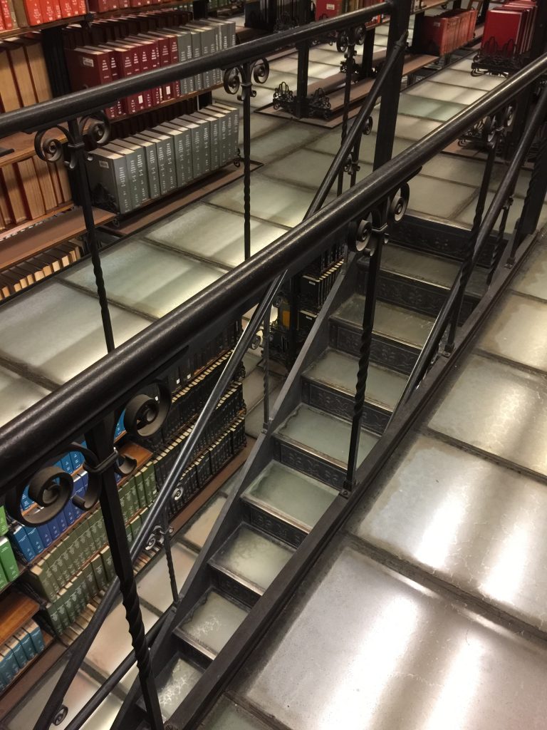 Stacks Stairs, Image 2 – Mathematics Library – U of I Library