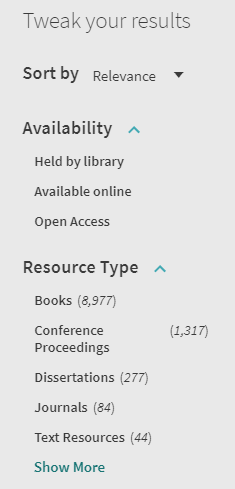 The library catalog – walk through of important features | Mathematics ...
