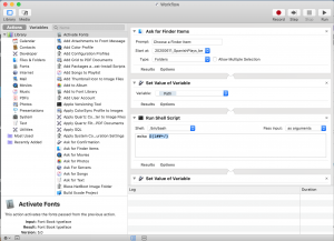 Run and Stop buttons are located in the top right corner of the program window