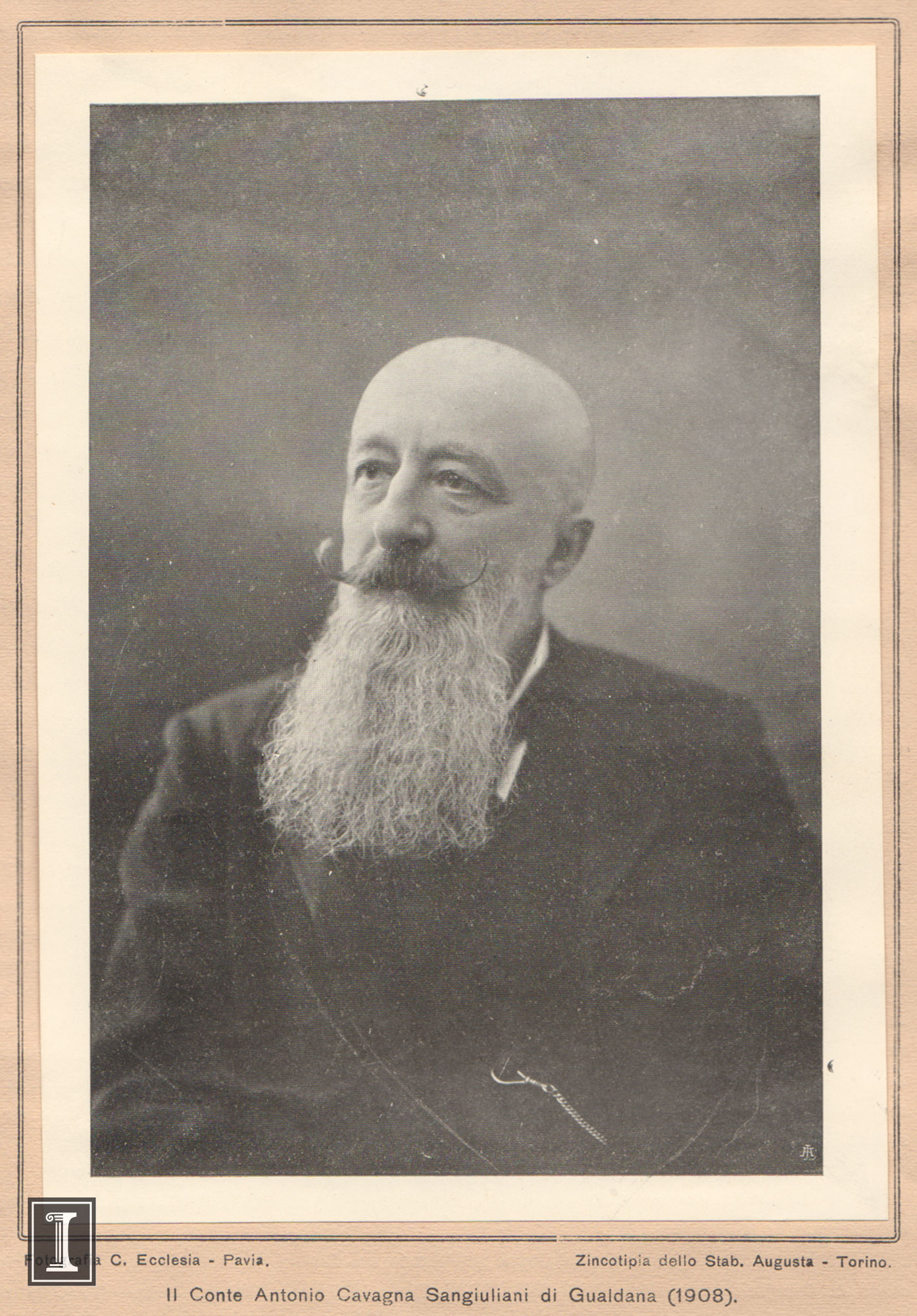 Count Cavagna in 1908