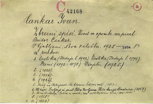 Entry from the catalog of materials published between 1774 and 1947