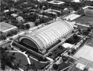 Aerial View of the Armory, circa 1935