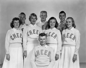 Cheerleaders, circa 1951