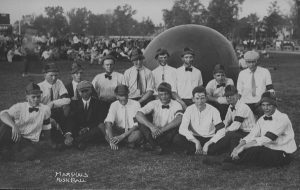 Push Ball marshals of Homecoming, circa 1910