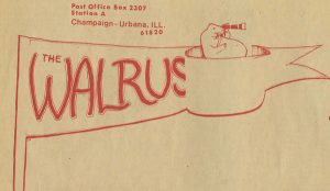 Walrus masthead, October 13, 1972
