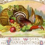 Thanksgiving postcard, undated. Found in record series 39/2/28