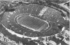 Rose Bowl game from the air, 1947