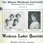 Wesleyan Ladies' Quartette, c. 1915. Found in Record Series 40/20/242, Box 1