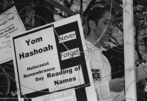 Holocaust Remembrance Day, 2000. Record Series 41/69/6.