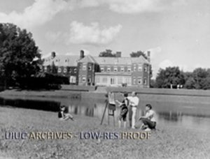 The Allerton manor house, August 1954