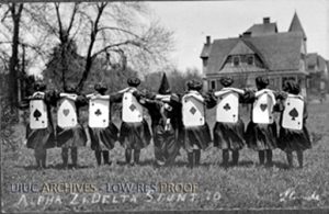 Alpha Xi Delta Stunt Show performers, 1910