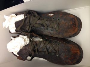 Cleats from the Arthur Hall Collection after visiting Conservation. Found in Record Series 28/3/24.