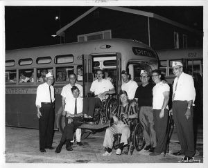 Members of Disabled American Veterans (DAV) with Timothy Nugent in 1965