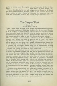 The Campus Week, January 1935