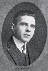 Arthur Morris, Clara's beau and future husband. From the 1914 Illio.