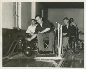 DRES students bowling