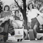 Women of Alpha Gamma Delta moving in (1963). Found in Record Series 39/2/20. 