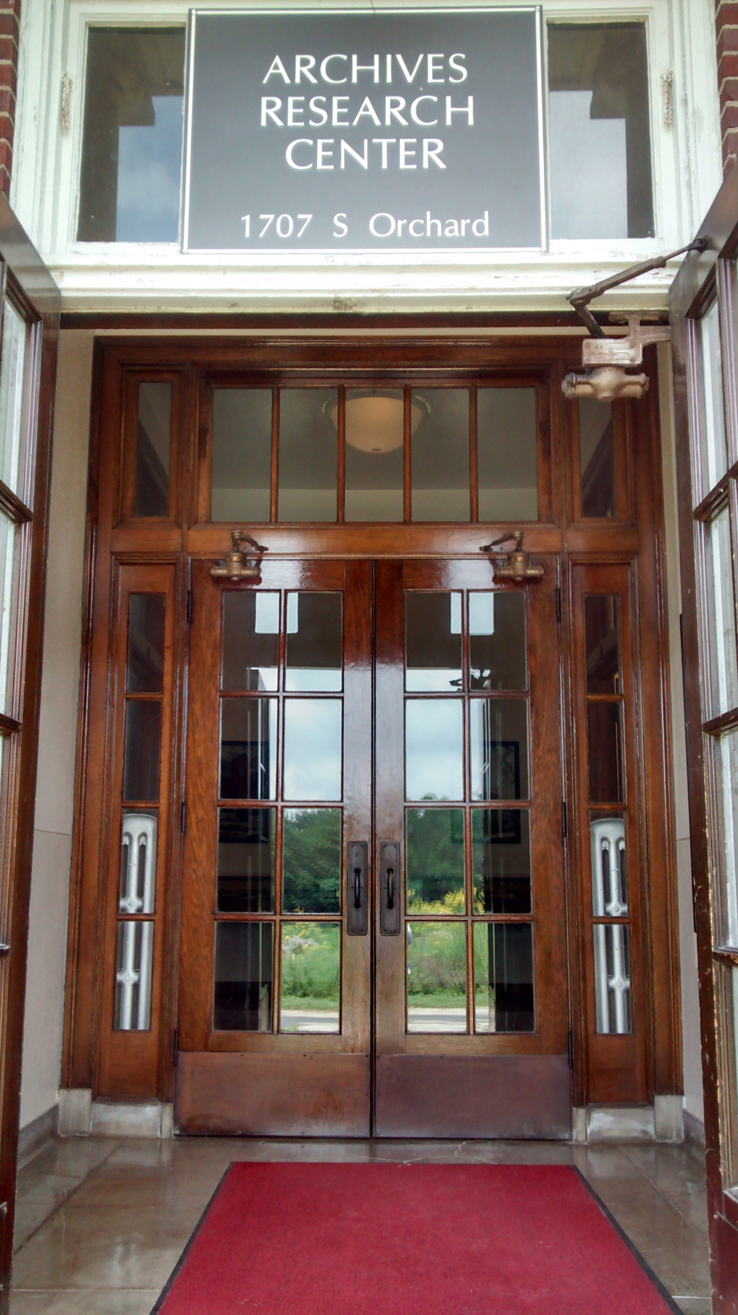 Entrance to the SLC Archives