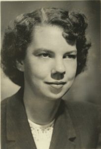 Miriam Backs in 1950