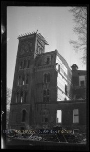 University Hall Demolition, East Tower