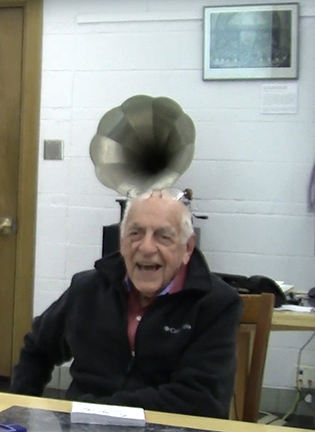 Richard Cogdal visits the Sousa Archives to talk about his experiences playing under A. Austin Harding from 1935-1940