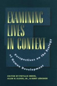 Cover of Examining Lives in Context: Perspecitves on the Ecology of Human Development