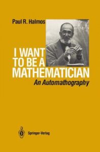 Cover of I Want to Be a Mathematician