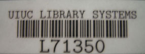 UIUC LIBRARY SYSTEMS L71350