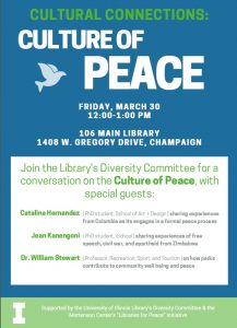 Cultural Connections: Culture of Peace Flyer