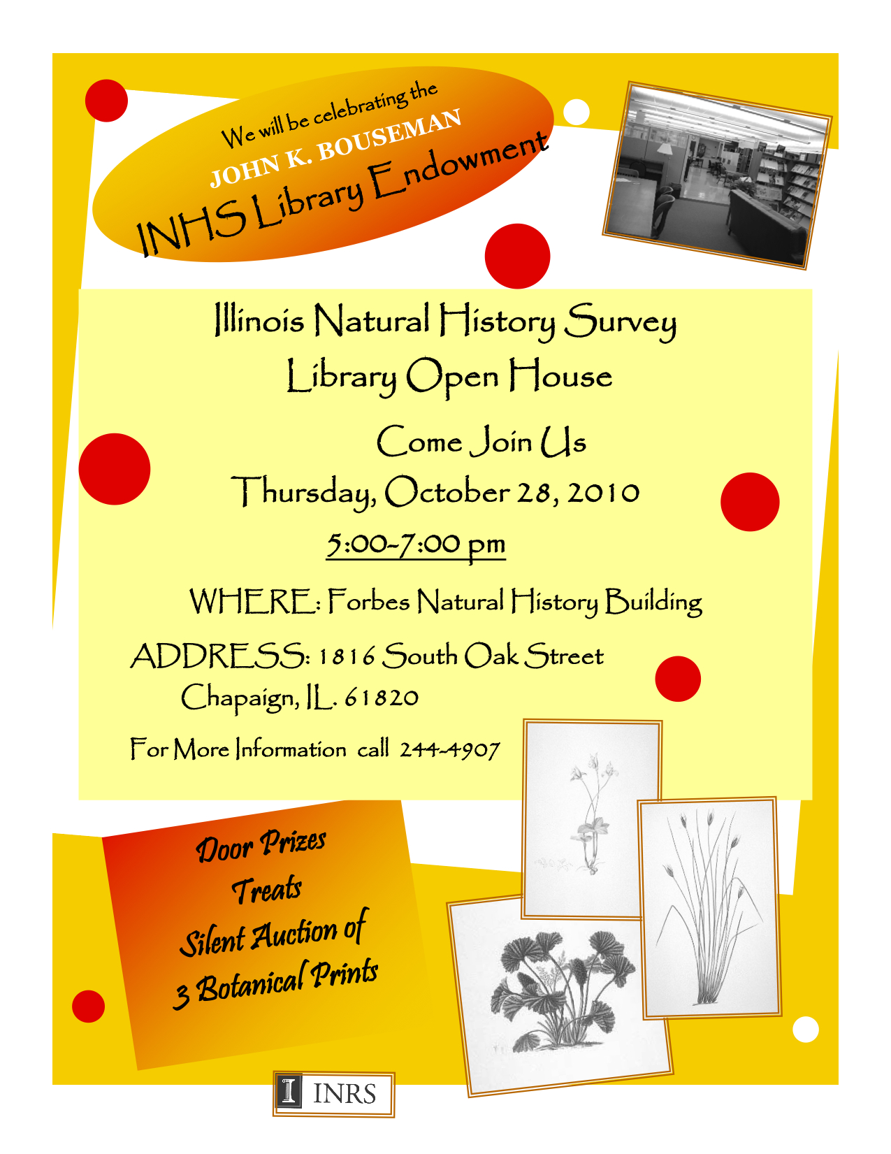 Illinois Natural History Survey Library Open House