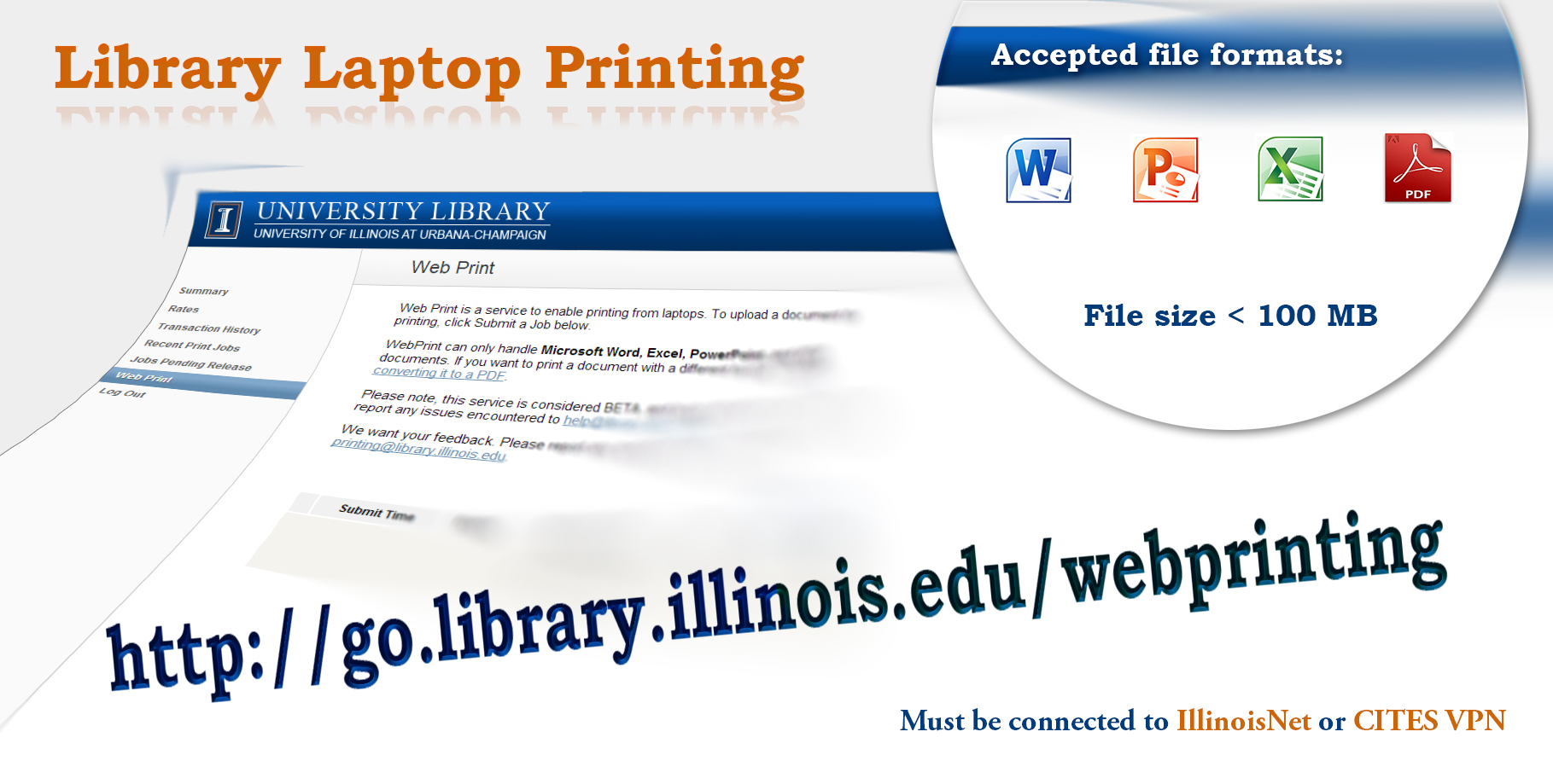 Library Laptop Printing