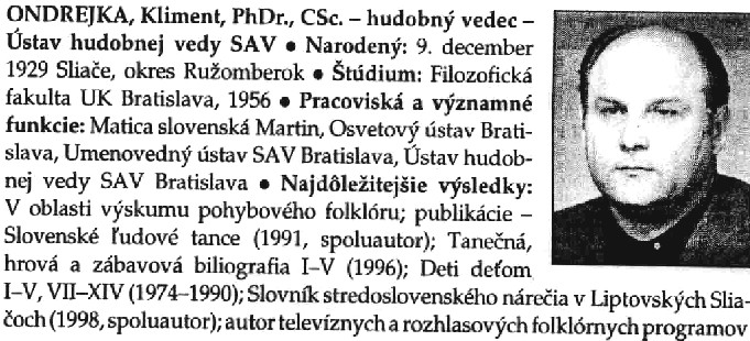 image for the piece on the musicologist, Kliment Ondrejka