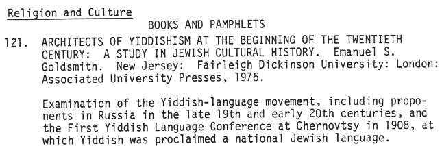 sample for the Source book on Soviet Jewry 