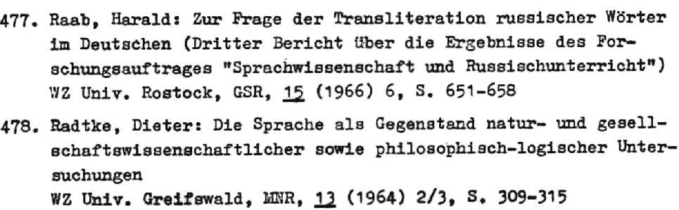 entries that appear under the linguistics section