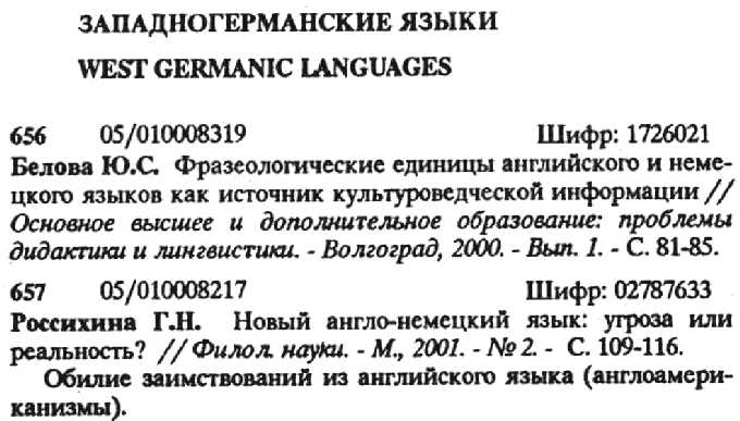 citations that appeared in the 2001, no.11 issue